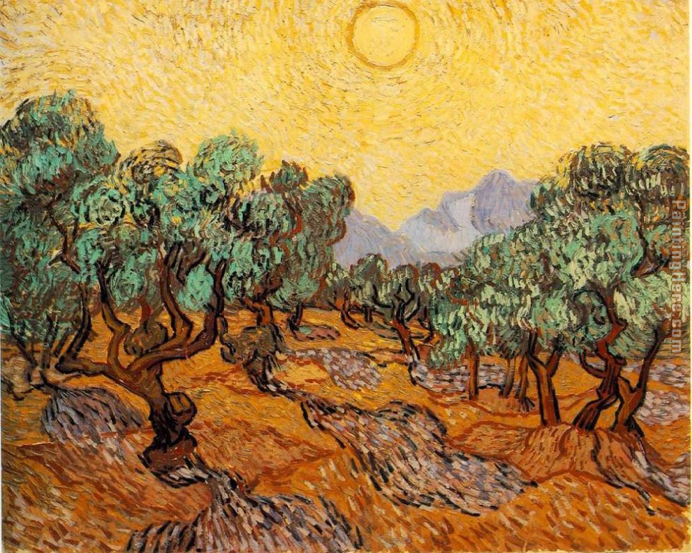 Vincent van Gogh Olive Trees 1889